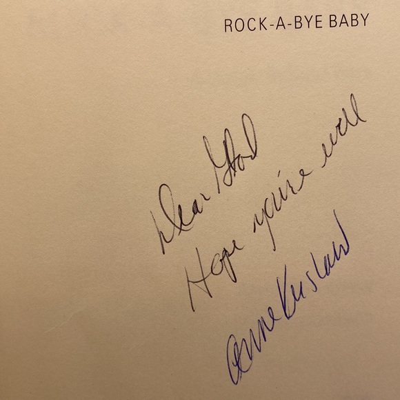 Rock A Bye Baby: A Death Behind Bars Signed by Anne Kershaw 1991 Hardcover Rare - Picture 3 of 14